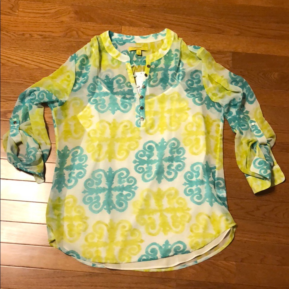 Banana Republic Milly Collection Printed Top